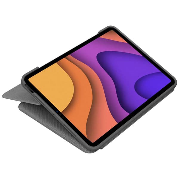 Logitech Kansi Näppäimistöllä Folio Touch Ipad Air Harmaa Spanish QWERTY