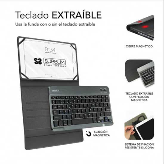 Subblim Keytab Pro Bluetooth 10.1´´ Röd