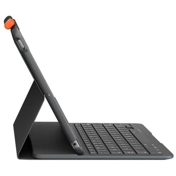 Logitech Slim Folio Ipad 7/8 10.2´´ Musta Spanish QWERTY