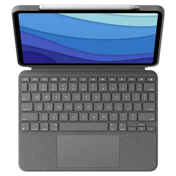 Logitech Tastaturcover Tysk Combo Touch Ipad Pro 12.9´´ Grå German QWERTZ