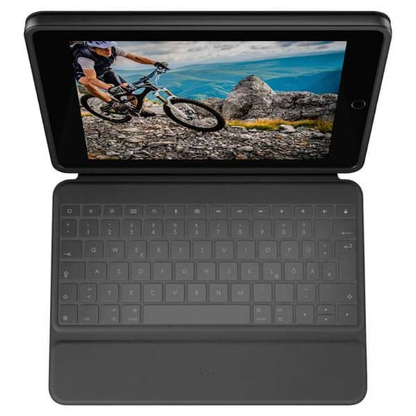 Logitech Näppäimistön Kansi Rugged Folio Harmaa Spanish QWERTY