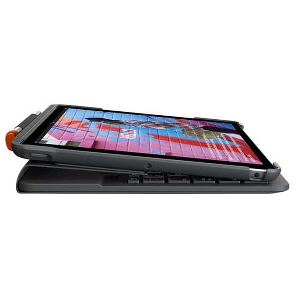 Logitech Näppäimistön Kansi Slim Folio Ipad 10.2´´ Harmaa Spanish QWERTY