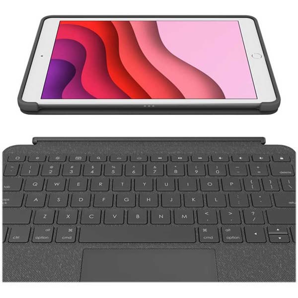Logitech Näppäimistön Kansi Combo Touch Ipad 10.2´´ Harmaa Swiss QWERTZ