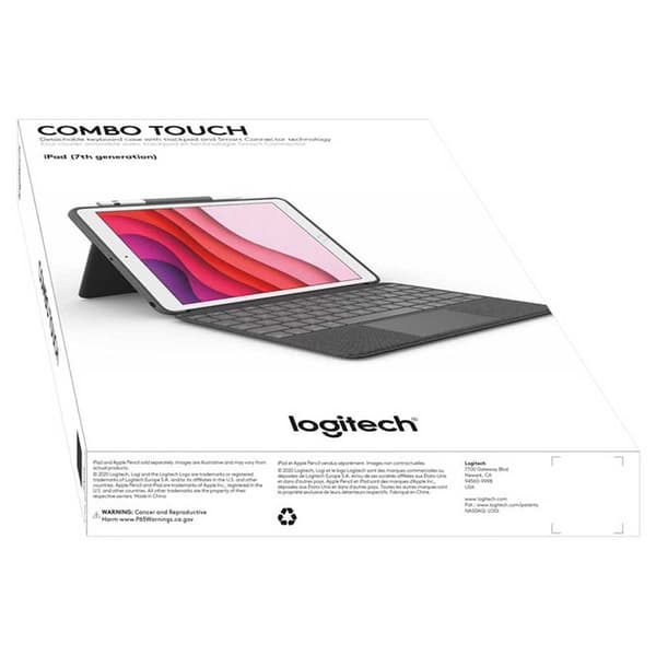 Logitech Näppäimistön Kansi Combo Touch Ipad 10.2´´ Harmaa Swiss QWERTZ