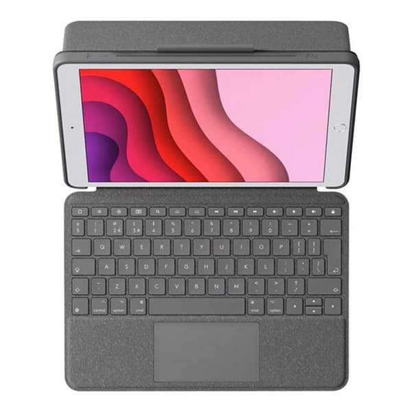 Logitech Näppäimistön Kansi Combo Touch Ipad 10.2´´ Harmaa Swiss QWERTZ