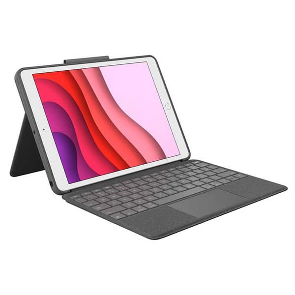 Logitech Näppäimistön Kansi Combo Touch Ipad 10.2´´ Harmaa Swiss QWERTZ