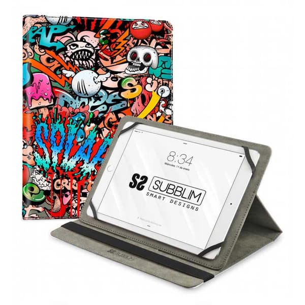 Subblim Trendy Graffitti 10.1´´ Kansi Monivärinen
