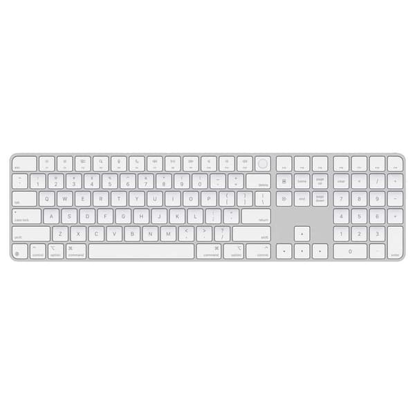 Apple Magic Keyboard Touch Id Numerisk Spansk Hvid
