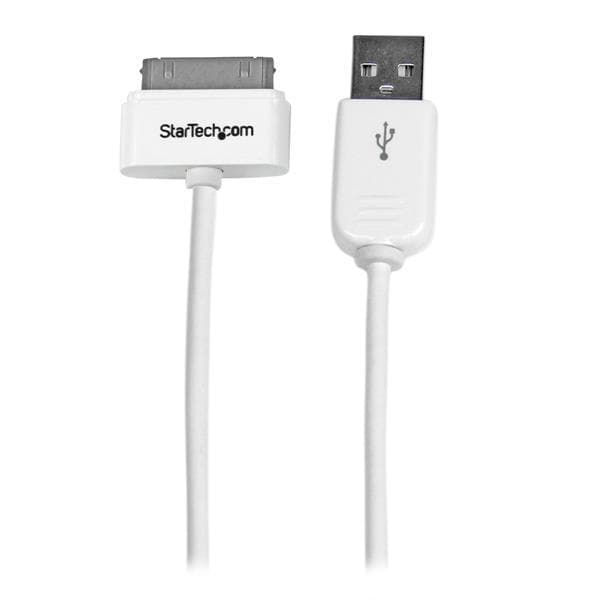 StarTech.com Apple 30-bens dock-stik til USB-kabel 1m til iPhone / iPod / iPad med trindelt stik