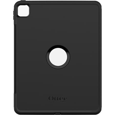 OtterBox Defender Series - Beskyttende etui til tablet - slidstærkt - polycarbonat, syntetiske fibre - sort - 12,9" - til Apple 12,9" iPad Pro (4. gen