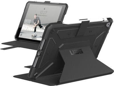 Urban Armor Gear UAG Metropolis Series - Takakansi tabletille - Musta - 10,2" - Apple 10,2" iPadille (7. sukupolvi) (121916114040)