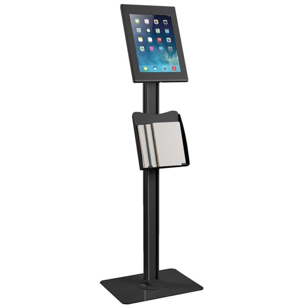 Maclean MC-867B varkaudenesto tabletin teline kioski lattialle kiinnitettävä lukitusjärjestelmä iPad Pro (Gen 3) 12.9"