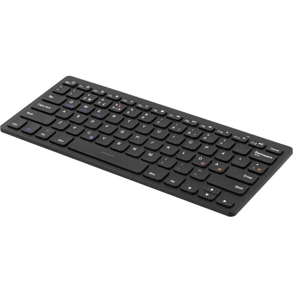 Trådløst Minikeyboard Bluetooth Sort
