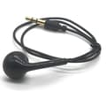Miniatyrbillede 5 af 5: Monoheadset med mikrofon - 3,5 mm tilslutning og knapstyring - svart