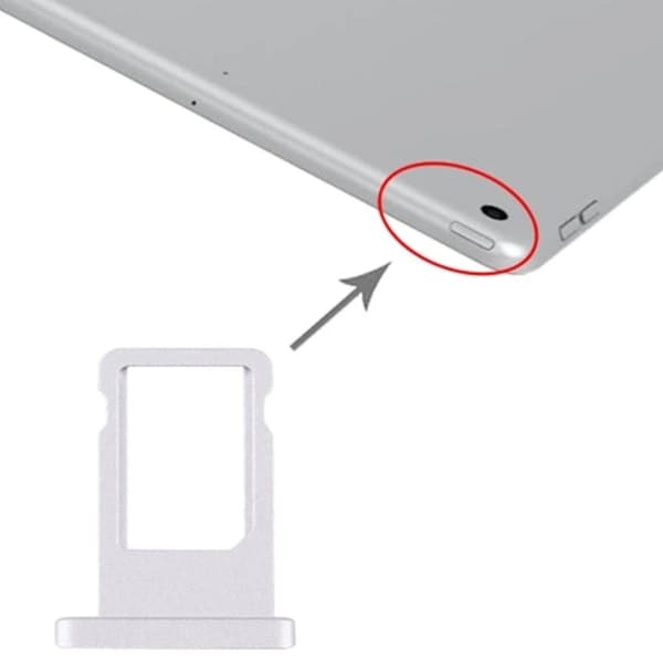 iPad 8 10.2" 2020 Simkortshållare - Svart