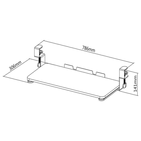 Maclean MC-839 holder Keyboard Sort