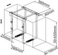 Miniatyrbillede 7 af 7: Techly ICA-CS 60 Skrivebordsmonteret CPU-holder Sort CPU-holder