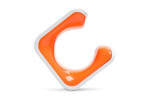 HORNIT Clug Hybrid M cykelfäste vit/orange HWO2585