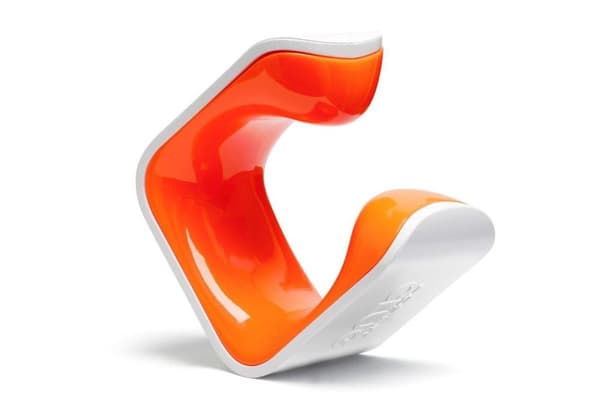 HORNIT Clug Hybrid M cykelfäste vit/orange HWO2585