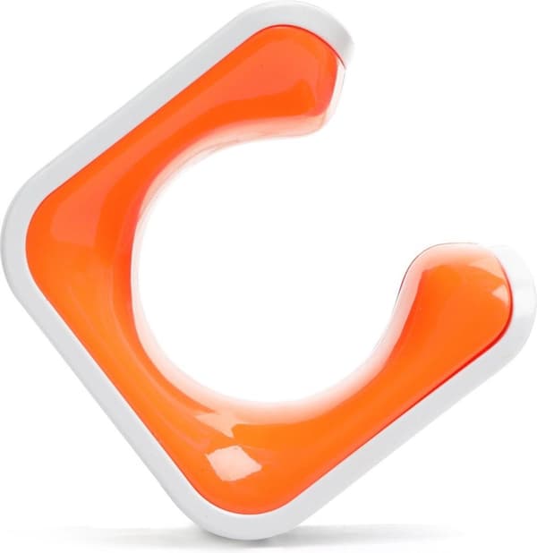 HORNIT Clug Hybrid M cykelfäste vit/orange HWO2585