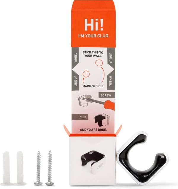HORNIT Clug Roadie S cykelholder hvid/sort RWB2581