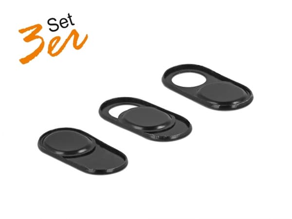 Delock Webcam Cover for Laptop, Tablet and Smartphone 3 pack