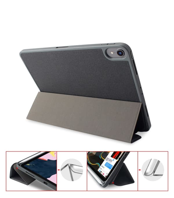 Konstläderfodral med pennhållare till iPad Pro 12,9" 2018