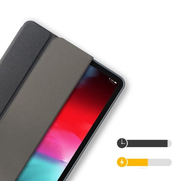 Konstläderfodral med pennhållare till iPad Pro 12,9" 2018