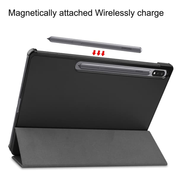 Trifold-etui med stativ til Samsung Galaxy Tab S8+ / Tab S8 Plus / Tab S7 FE / Tab S7+
