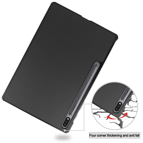 Trifold-etui med stativ til Samsung Galaxy Tab S8+ / Tab S8 Plus / Tab S7 FE / Tab S7+