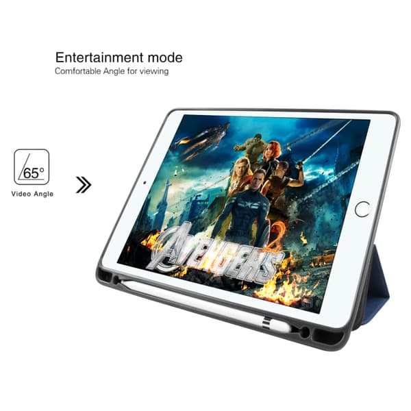 Kunstlæretui med pennholder for iPad Pro 10,5"