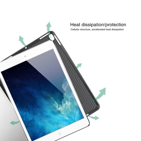 Kunstlæretui med pennholder for iPad Pro 10,5"