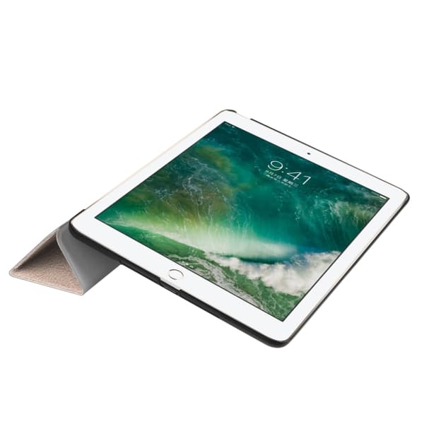 Kotelo jalustalla iPad 9.7" (2017) / 9.7" (2018) - RoseGold - RoseGold