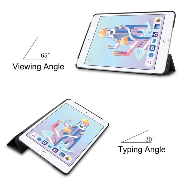 Etui med stander til iPad Mini 4 / Mini 5 - Sort