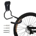 Miniatyrbild 4 av 10: Maclean Cykelställ Väggmonterad cykelhållare Vertikal stålförvaringskrok 20kg Garage