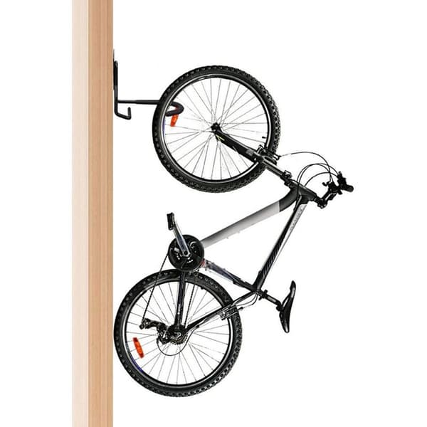 Maclean Cykelställ Väggmonterad cykelhållare Vertikal stålförvaringskrok 20kg Garage