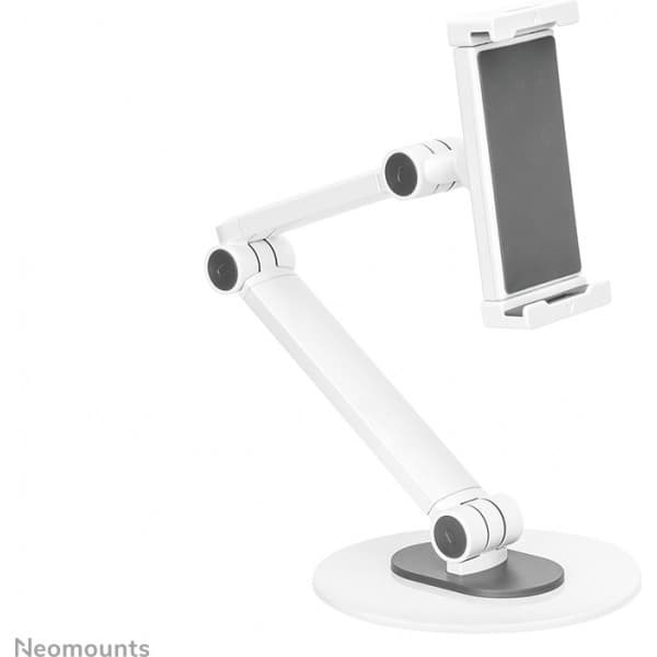Neomounts by Newstar -yleismallinen tablet-teline nivelvarrella 4,7" - 12,9" tableteille, valkoinen