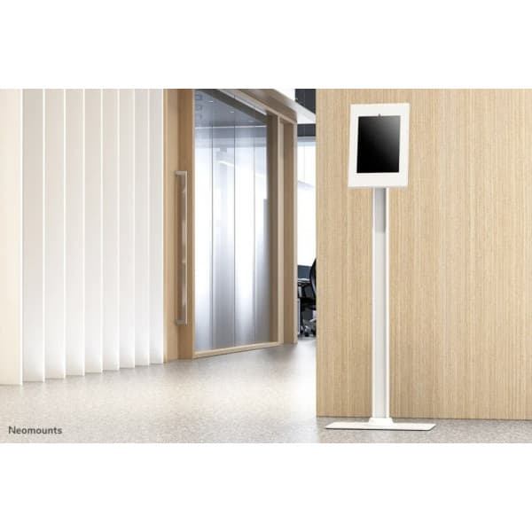Neomounts by Newstar - låsbart golvstativ för 9,7"-11" surfplatta, vit