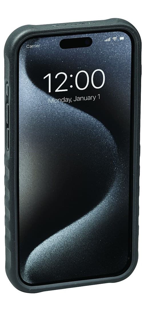 TOPEAK RIDECODE TIL iPhone 15 PRO SORT/GRÅ