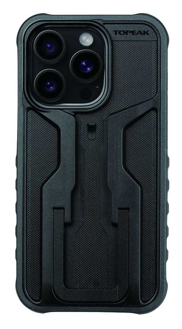 TOPEAK RIDECODE TIL iPhone 15 PRO SORT/GRÅ