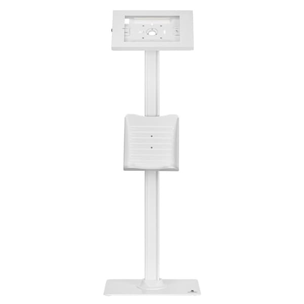 Maclean MC-476W golvreklamhållare för surfplatta med lås, 9,7"-11", kompatibel med iPad/iPad Air/iPad Pro, Samsung Galaxy Tab A/Tab A7/Tab S6 Lite