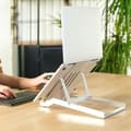 Miniatyrbillede 3 af 6: R-Go Riser Basic - Notebook-stativ - ergonomisk, foldbar og justerbar, AGR-certificeret, let Hylite Aluminum - 55,9 cm - 10" - 22" - Sølv