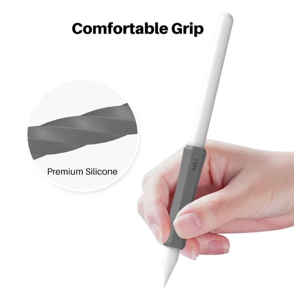 Gripevennlig silikonbeskyttelse til Apple Pencil 2 / Pro