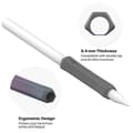 Miniatyrbilde 4 av 6: Gripevennlig silikonbeskyttelse til Apple Pencil 2 / Pro
