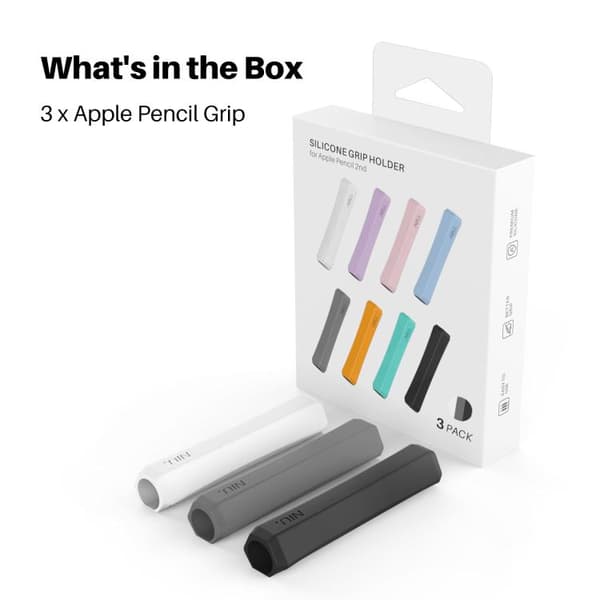 Gripevennlig silikonbeskyttelse til Apple Pencil 2 / Pro