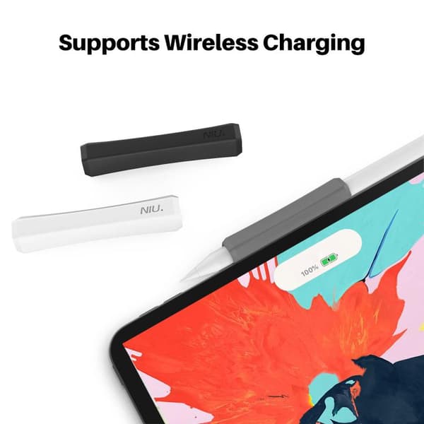 Gripevennlig silikonbeskyttelse til Apple Pencil 2 / Pro