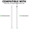 Miniatyrbillede 1 af 5: Udskiftningsspidser 1,95 mm til Apple Pencil 1 & 2 – 4-pak