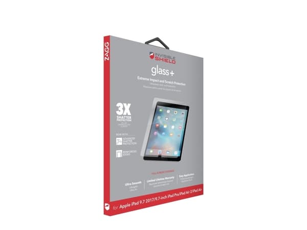 ZAGG Glass+, Kirkas näytönsuoja, 24,6 cm (9.7"), Karkaistu lasi, 1 kpl