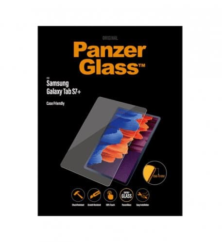 Panzerglass Skärmskydd i Härdat Glas för Samsung Galaxy Tab S7 Plus 12.4"