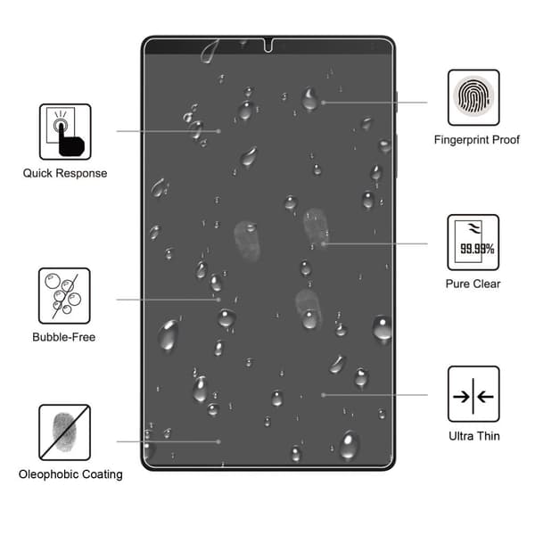 Samsung Galaxy Tab A7 Lite härdat glas